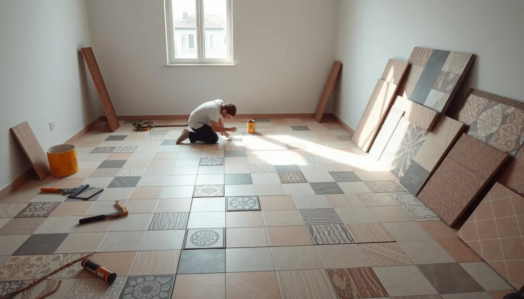 ceramic tile installation